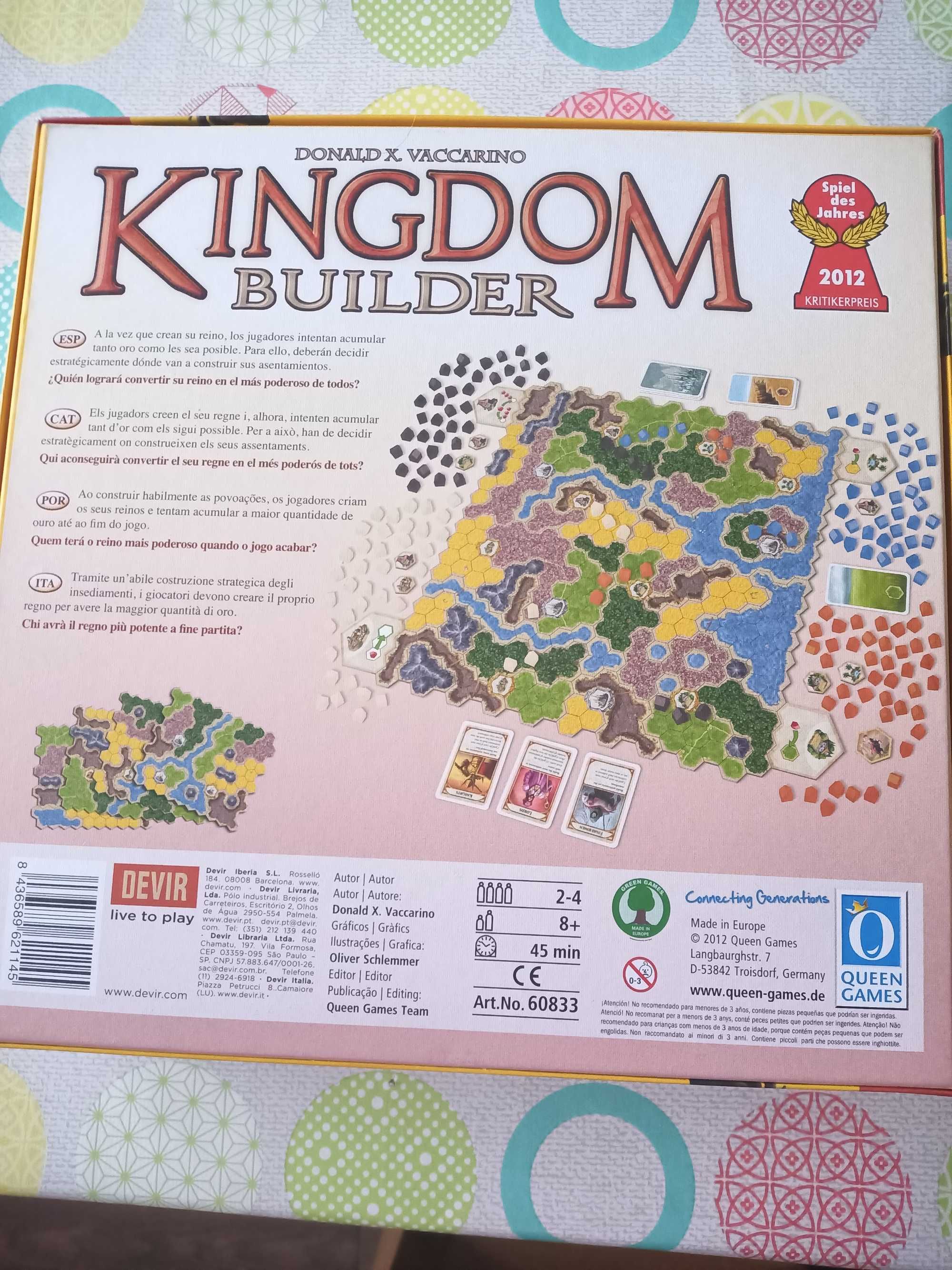 Kingdom Builder - Jogo de Tabuleiro