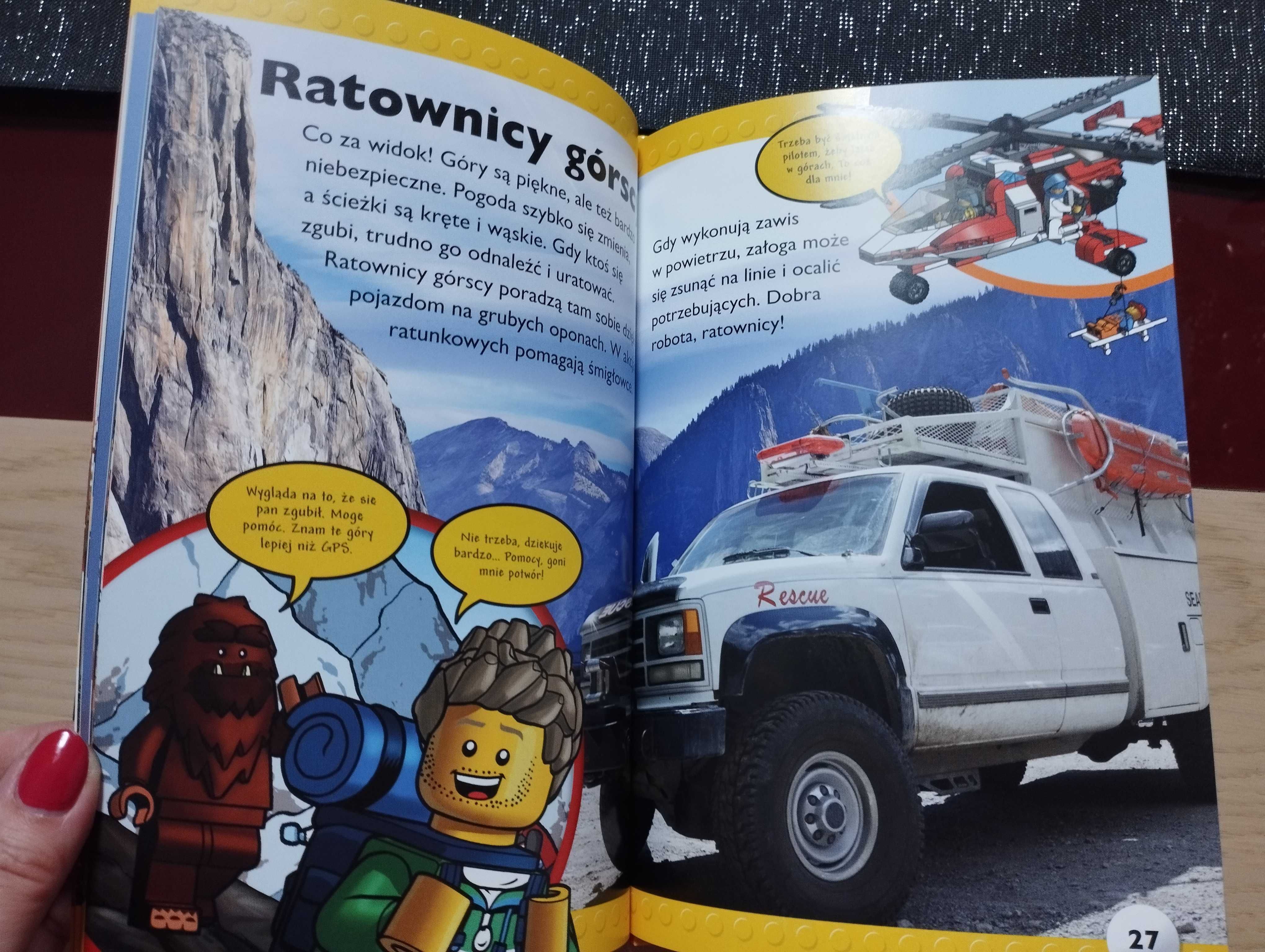 LEGO Na Ratunek przygoda w prawdziwym świecie stron32 twarda oprawa