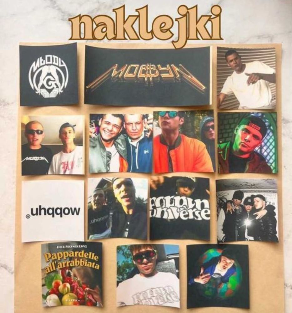 Naklejki mobbyn uhqqow poppyn belmondo młody g