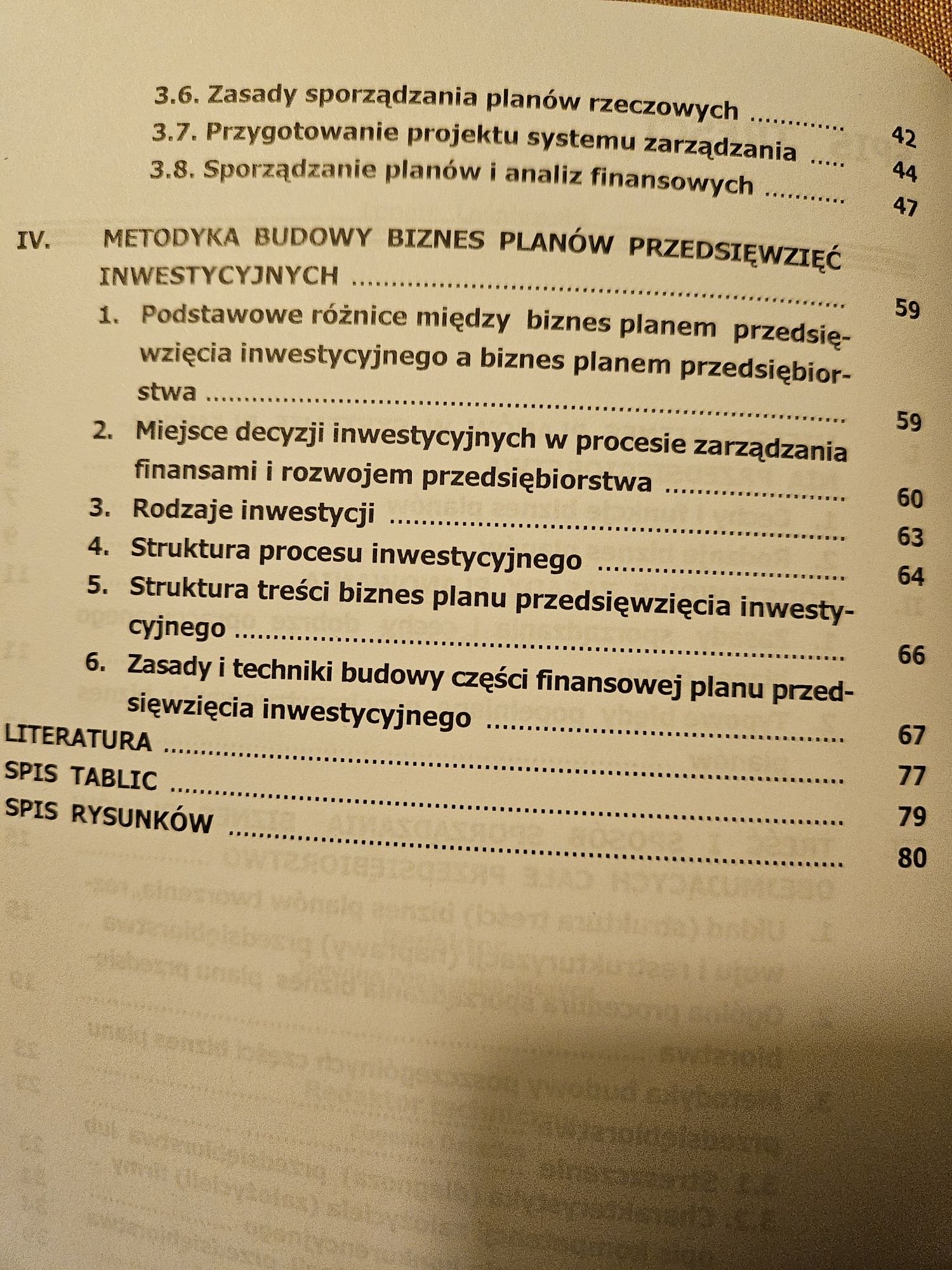Zasady i techniki sporządzania biznes planów