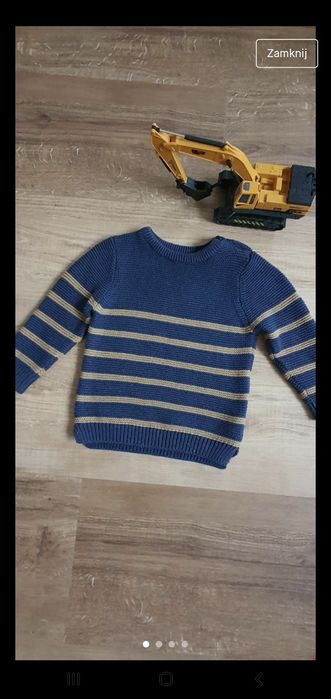 Sweter F&F 6-9 m ale według mnie to 86 r