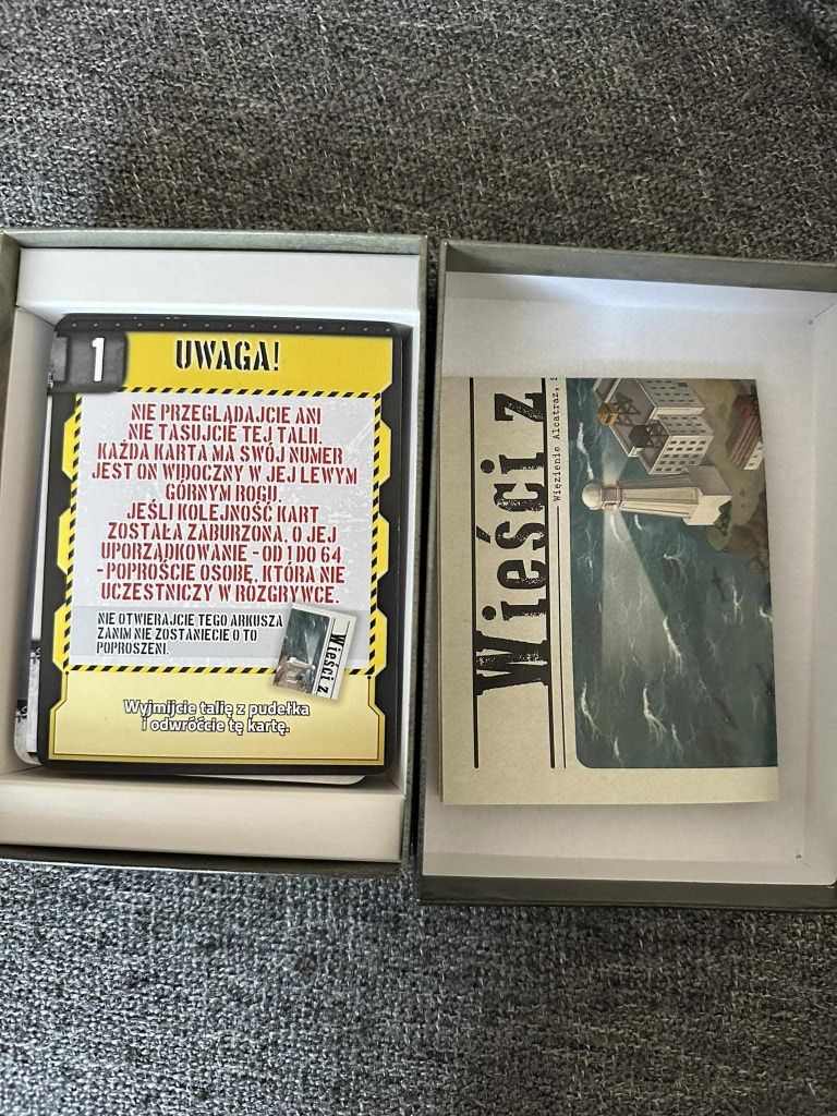 Gra logiczna Escape Room, ucieczka z Alcatraz