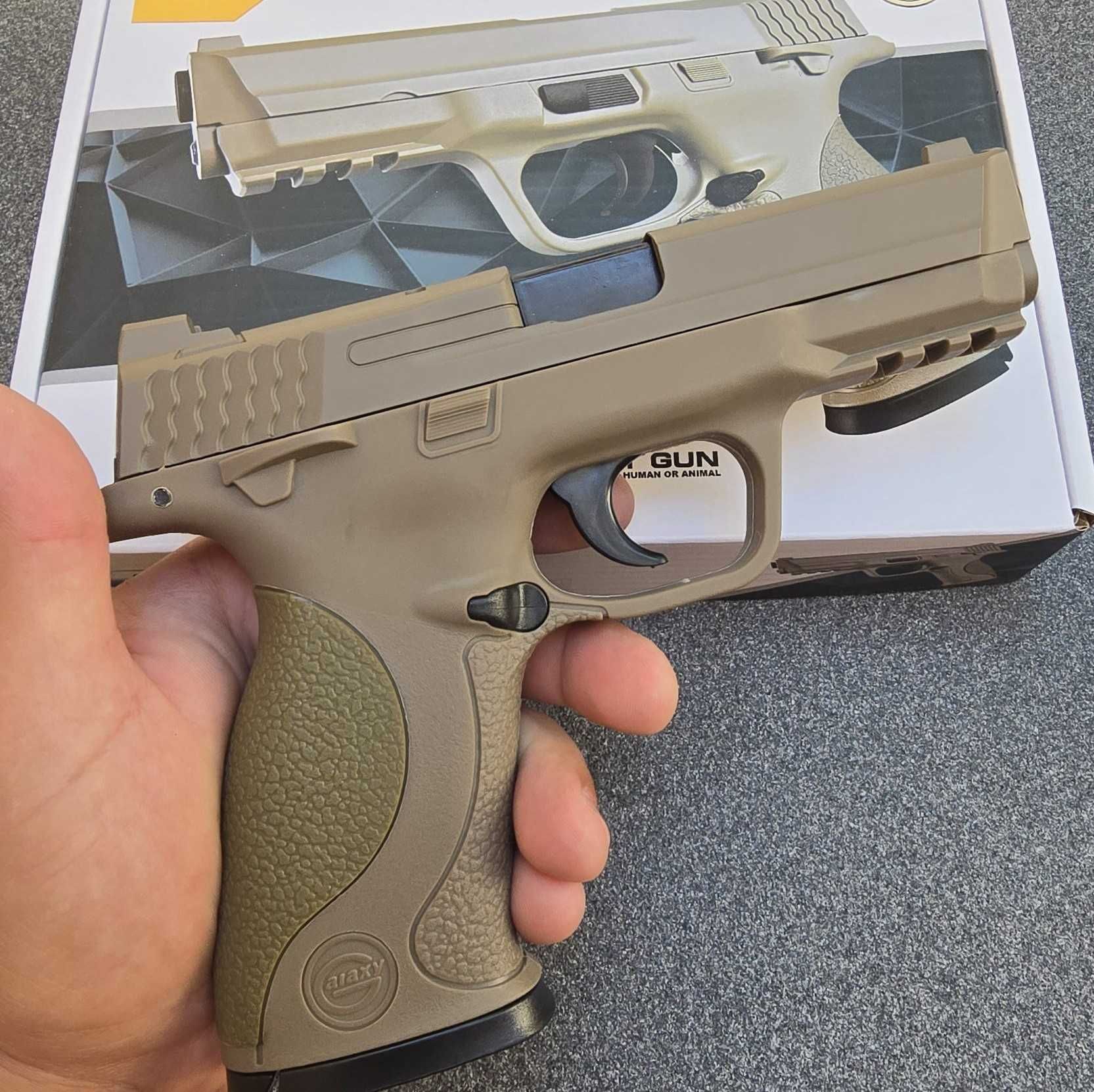 Пістолет Smith & Wesson M&P Galaxy G51 Металевий на кульках 6 мм