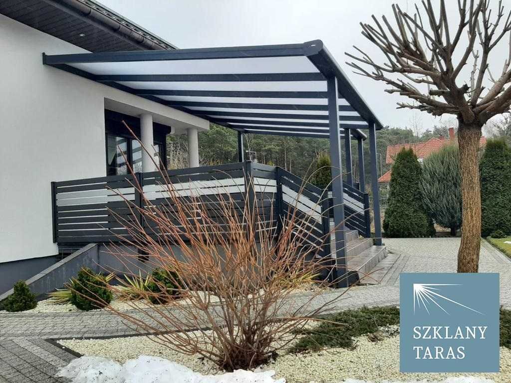 Zadaszenie tarasu aluminiowe, szklane patio, zabudowa balkonu, wiata