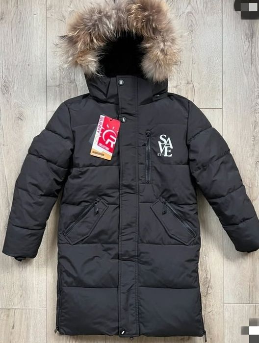 Зимова куртка пальто на хлопчика 134 р