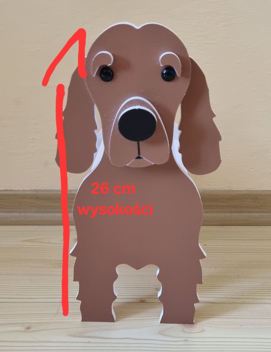 Nowa doniczka PCV piesek Cocker Spaniel