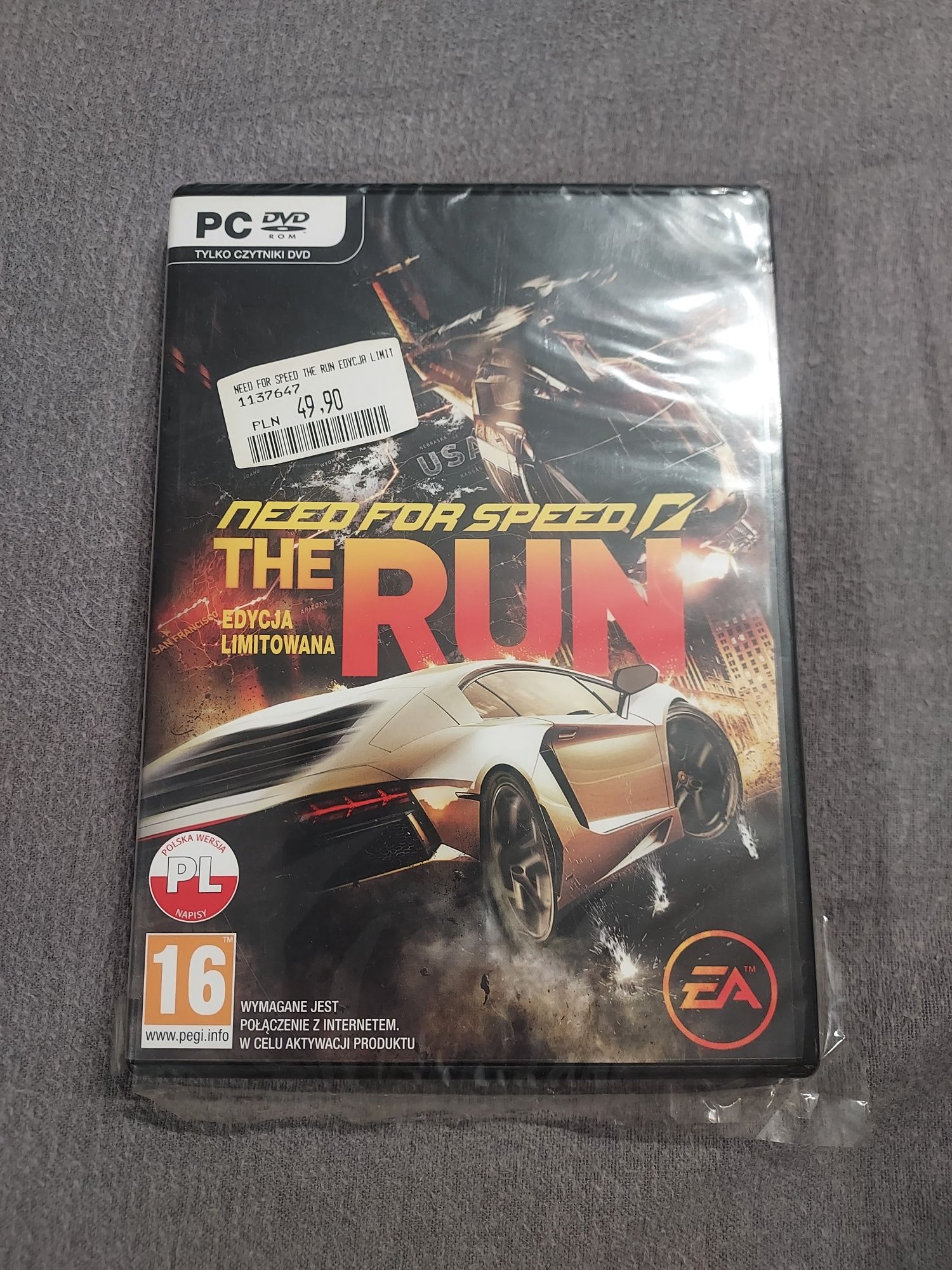 Need For Speed The Run PC nfs jak nowy bez klucza wysyłka