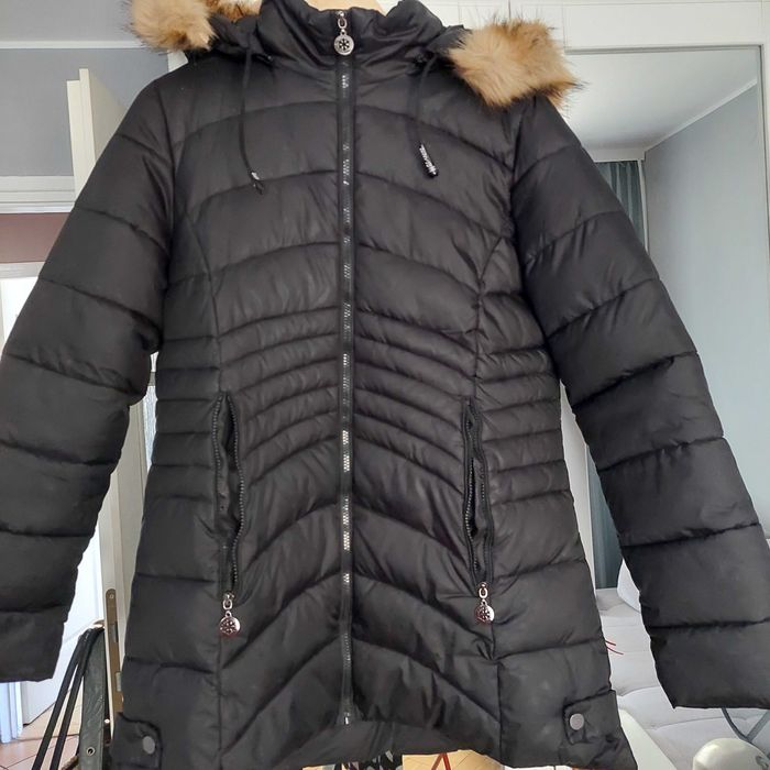 Kurtka zimowa damska czarna XL