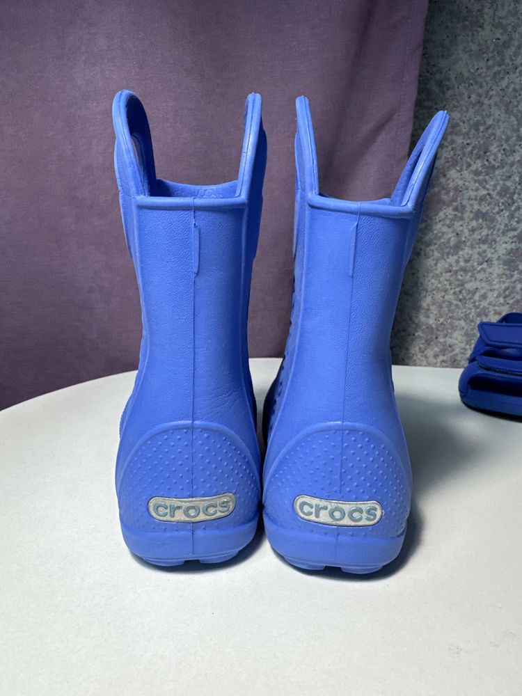 Сапоги чоботи crocs c8