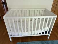 Berço 120 x 60 ikea SUNDVIK branco