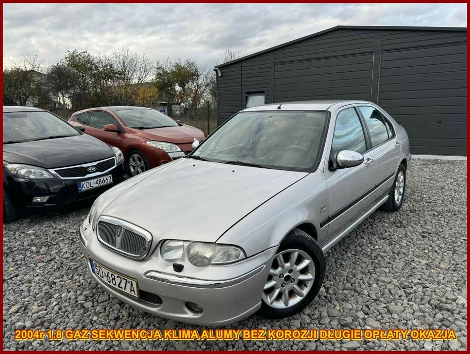 Rover 45 2004r 1.8 Gaz Sekwencja Klima Alumy Skóry Długie Opłaty Okazja!!