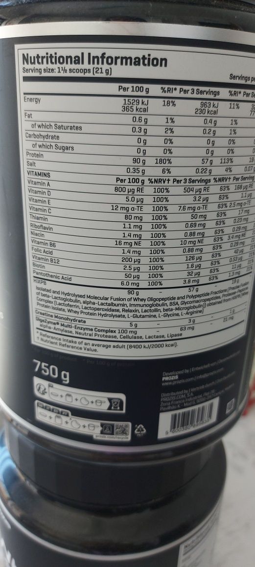 Suplemento WHEY Pro e HSN Novos