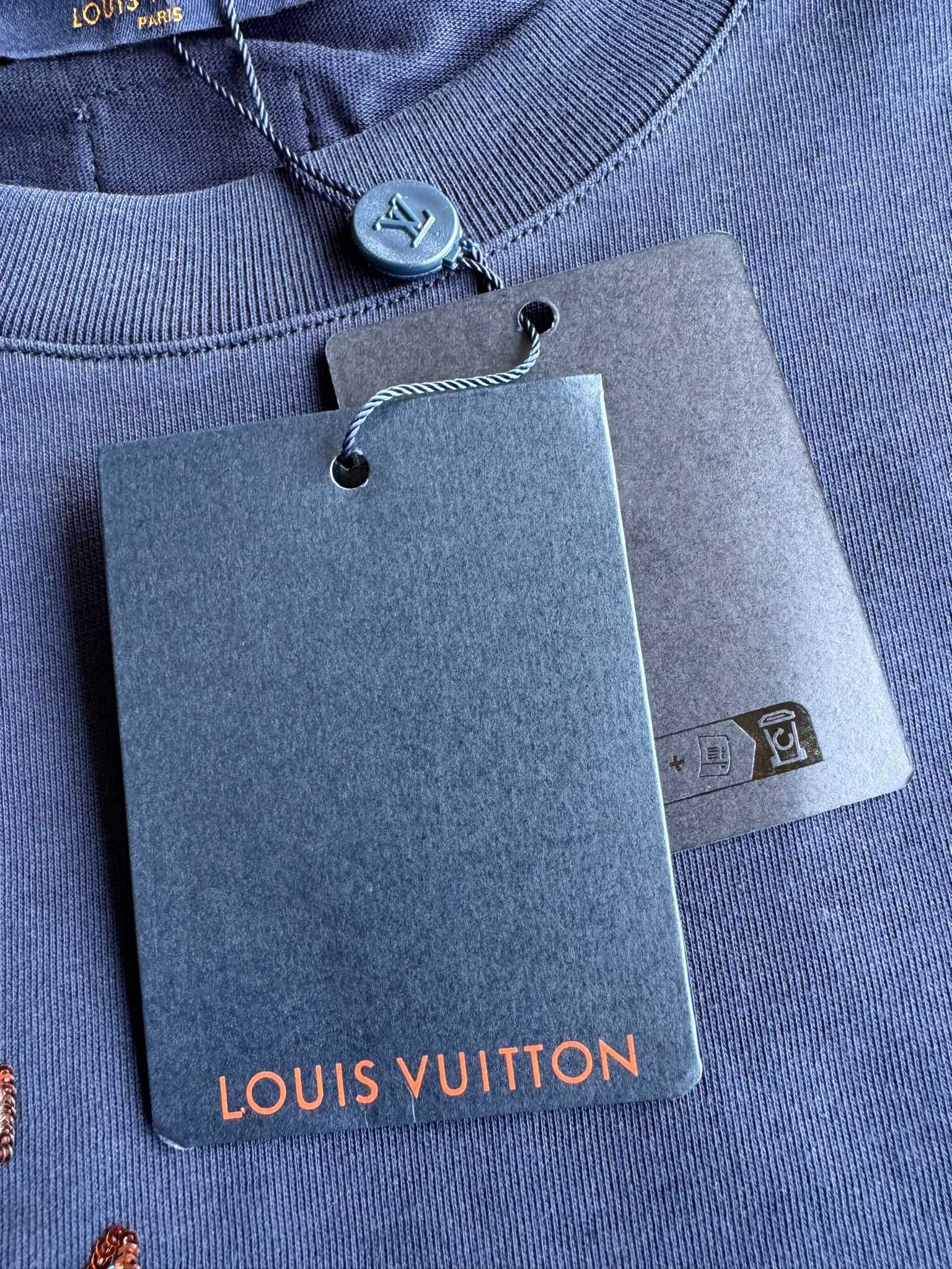 Louis Vuitton "Lovers" T-shirt azul