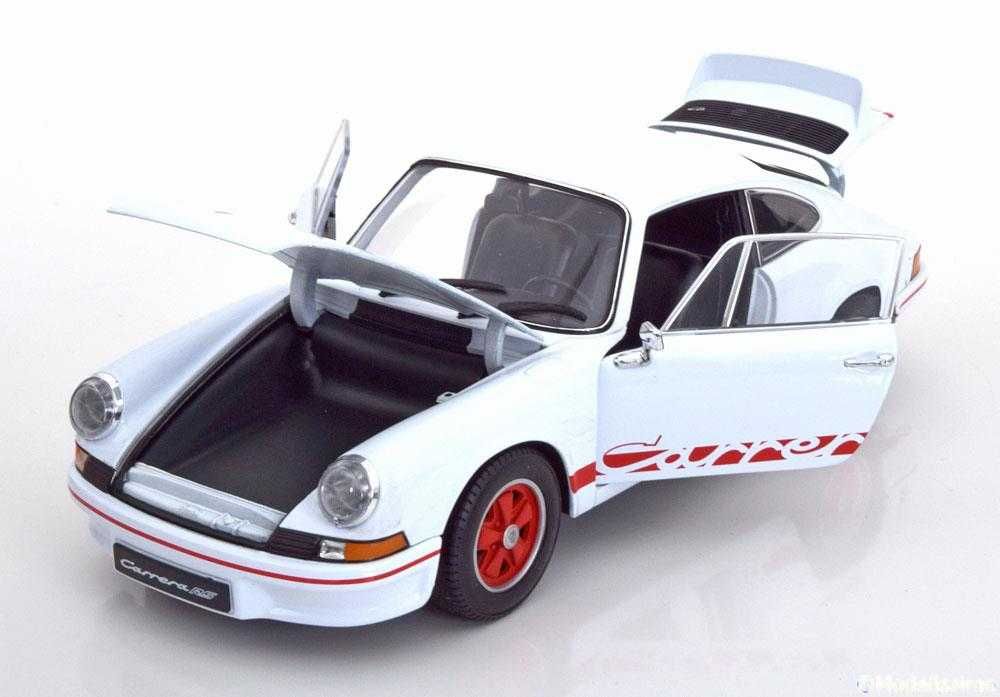 Model 1:18 Welly Porsche 911 Carrera RS 2.7 1973 white/red