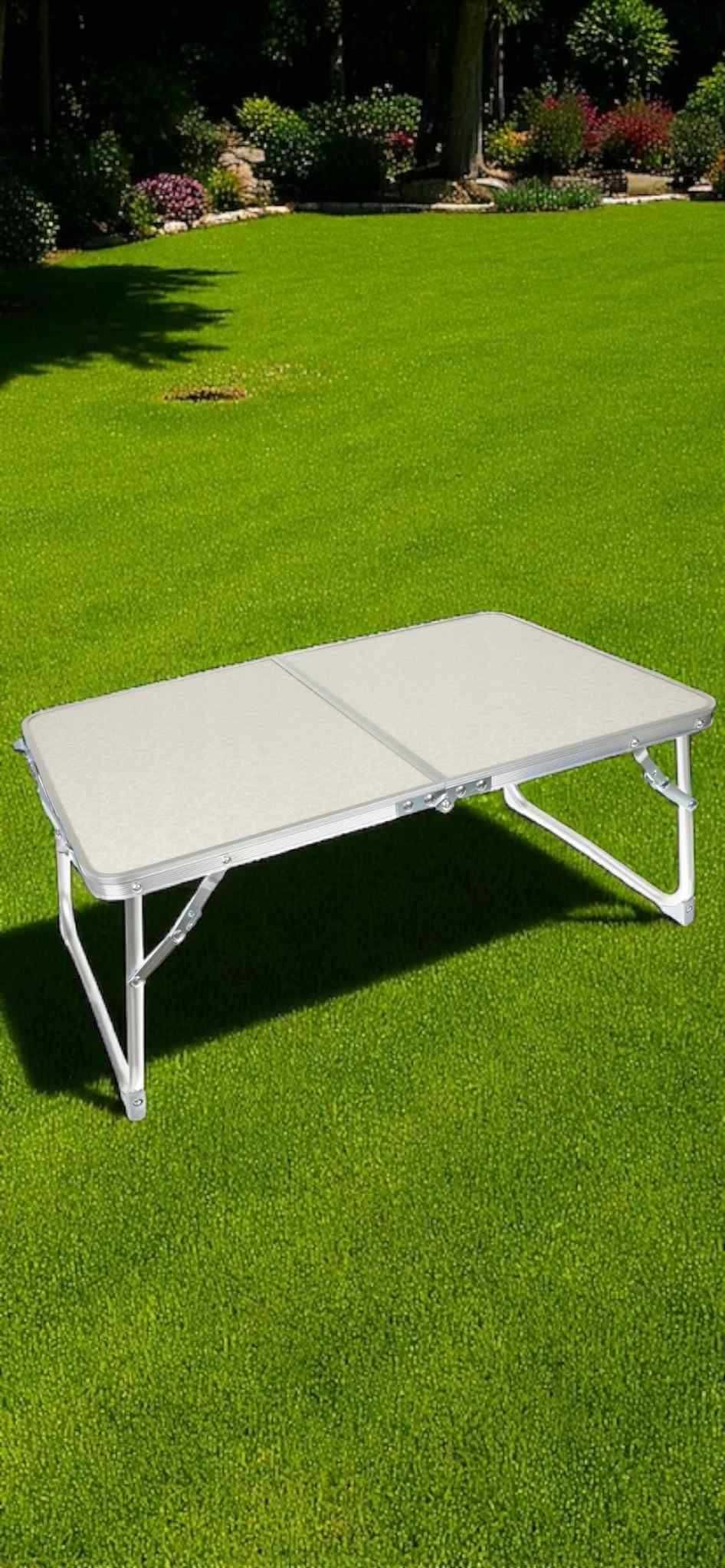 Składany stolik turystyczny aluminiowy 60x40 cm lekki i przenośny