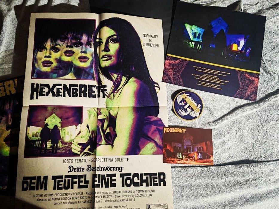 Hexenbreit "Dritte Beschworung: Dem Teufel Eine Tochter" Czarny winyl.