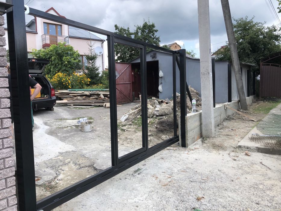 Готові каркаси відкатних воріт + Механізми.