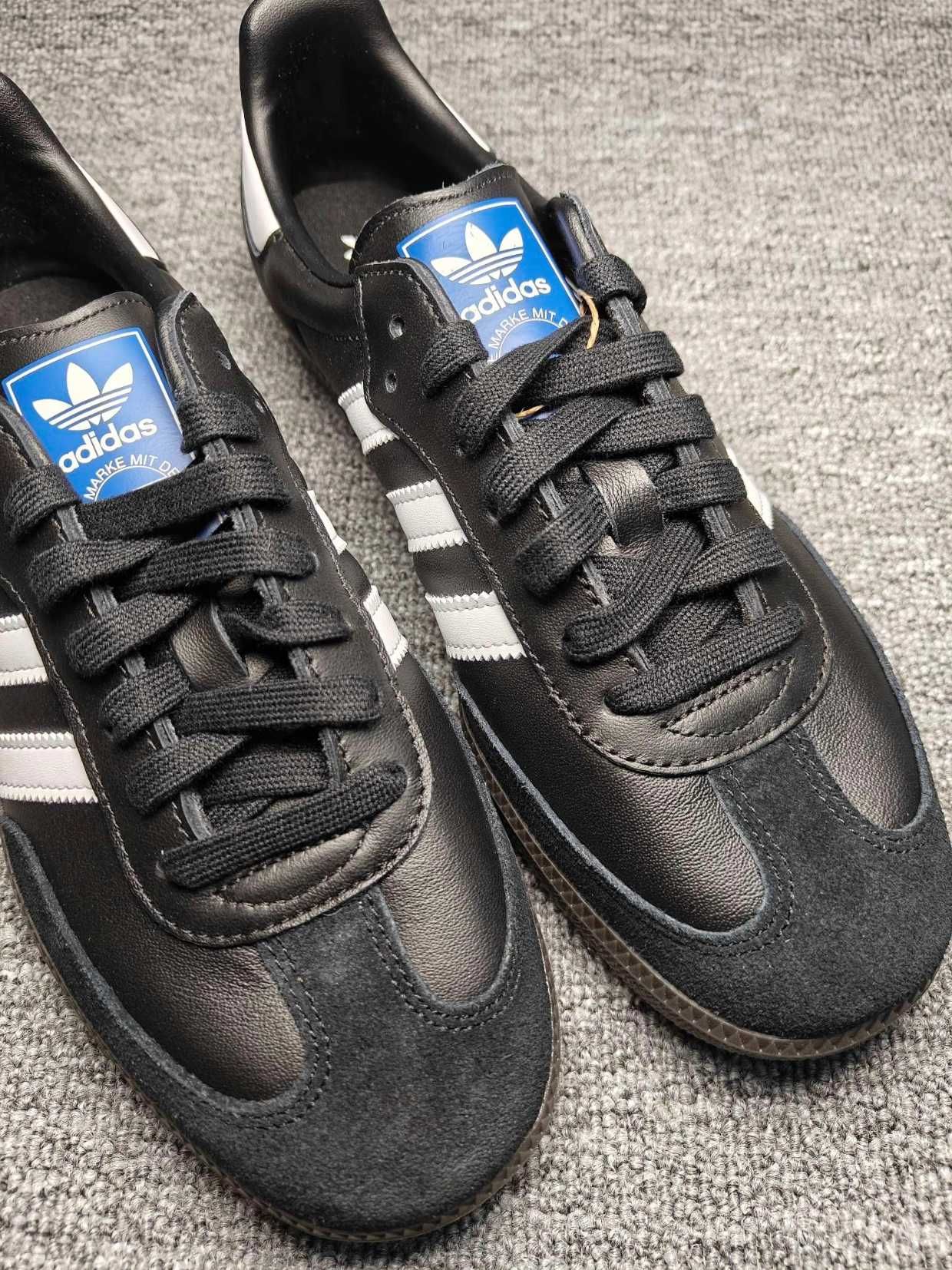 Nowe\B75807*adidas^SambaOG*|Czarny ButyUnisexTrampki.40,5
