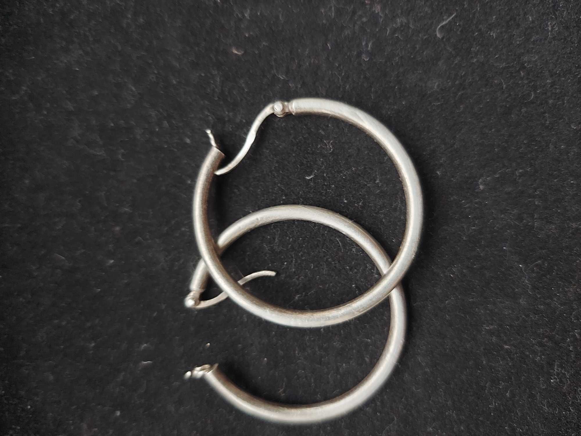 Серьги-кольца, серебряные серьги кольцами