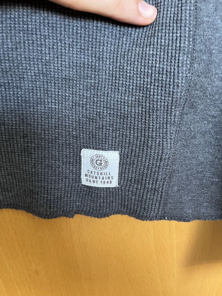 Camisola malha cinzenta Gant
