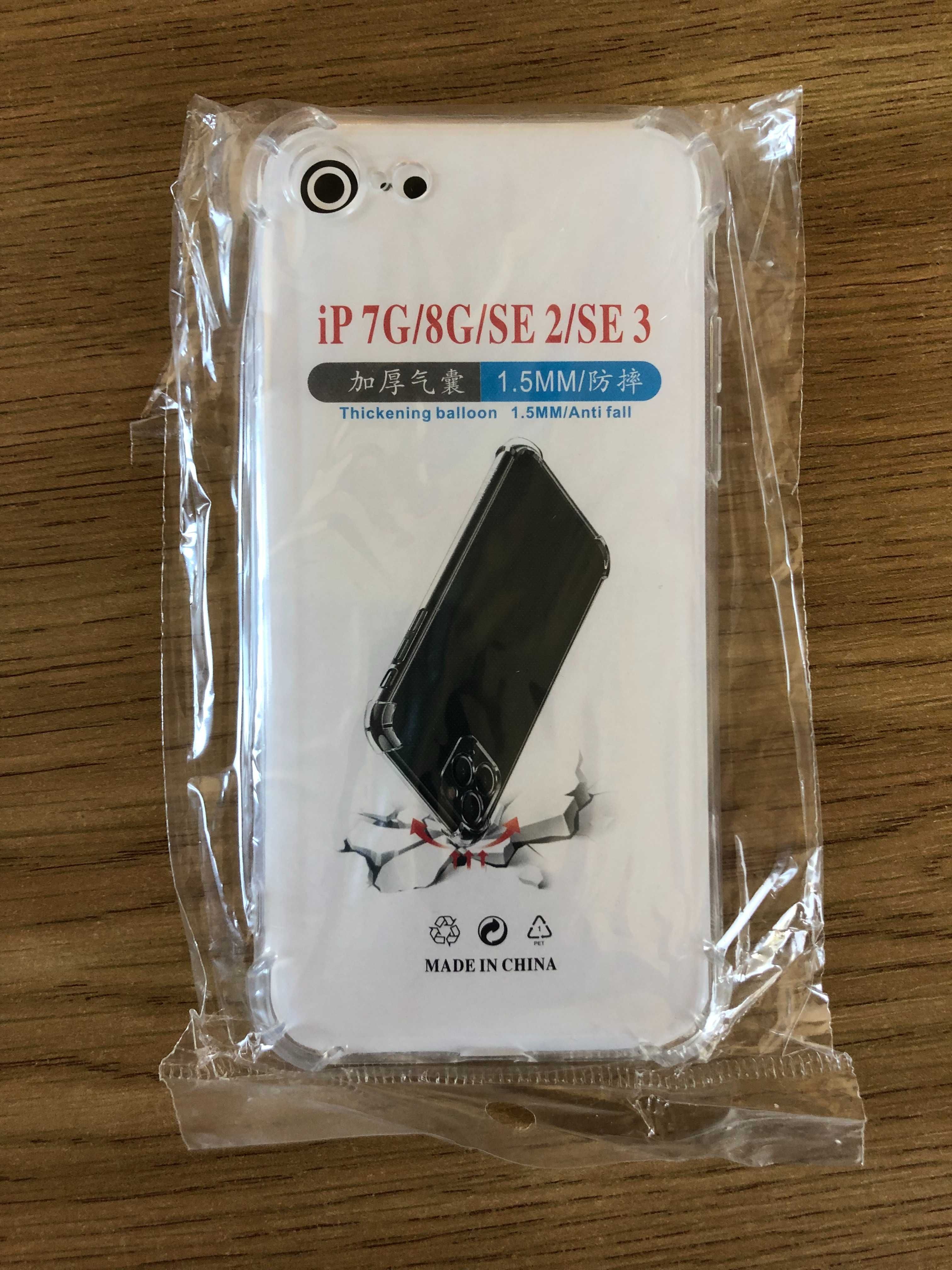 Nowy case silikon etui wzmacniany do iPhone 7 8 SE