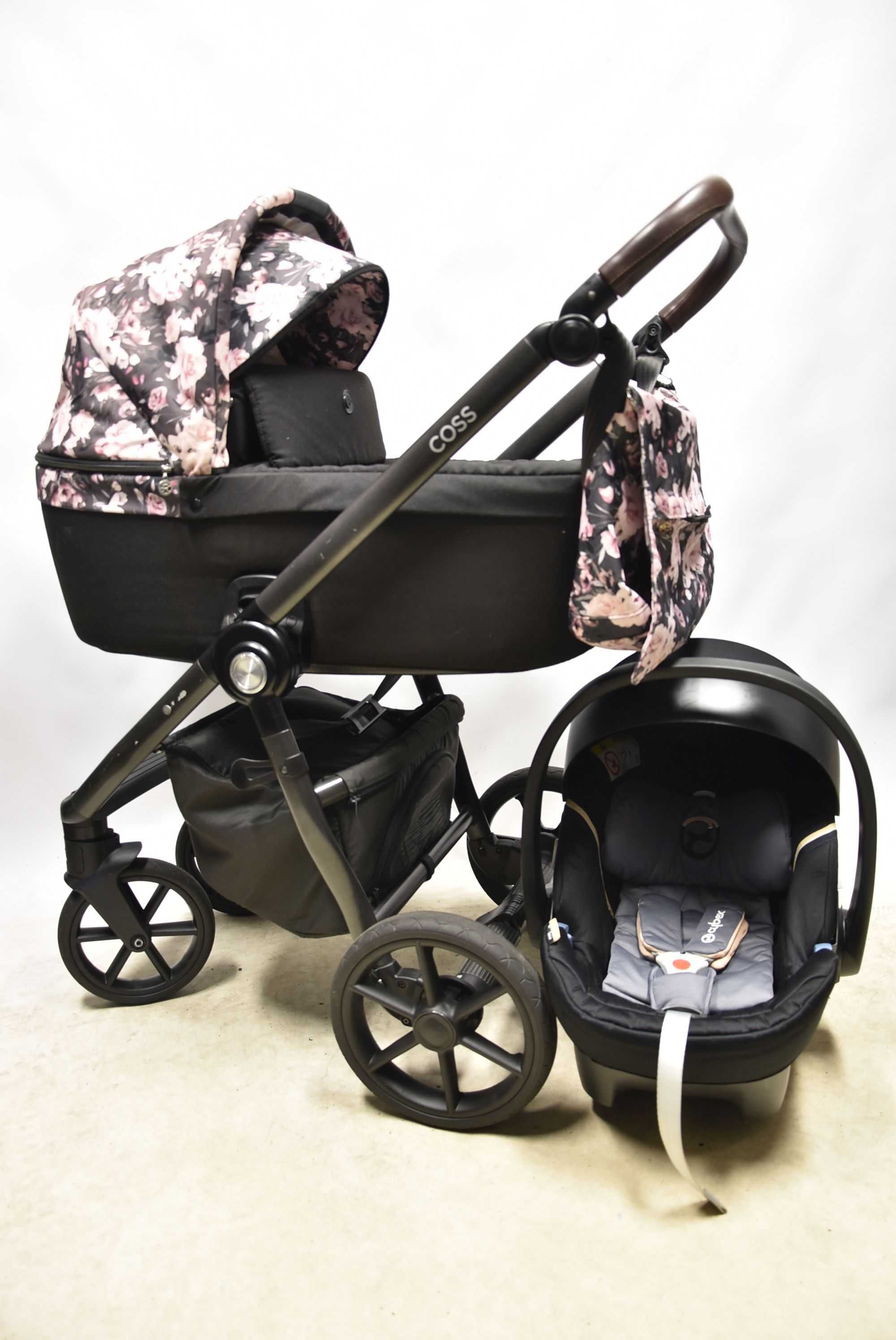 Roan Coss Night Flowers 3w1 z Cybex Aton 5 0-13kg BARDZO ZADBANY!