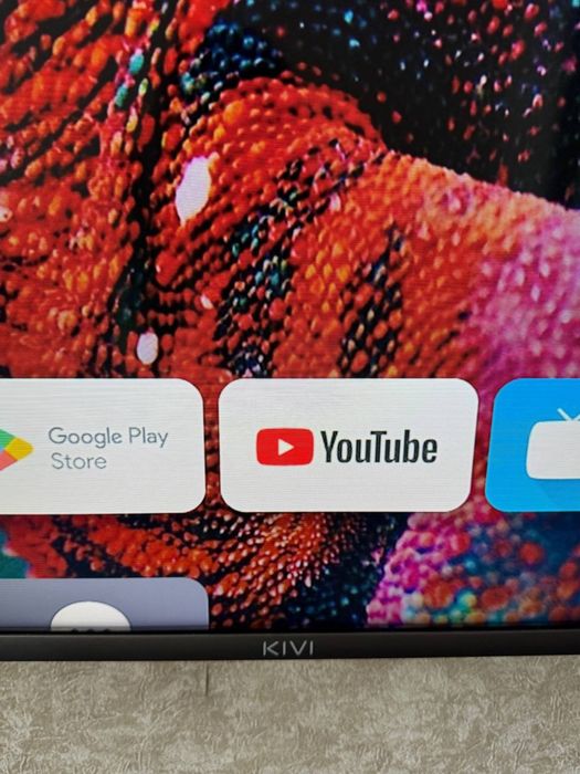 Телевізор KIVI 55 дюймів 4K, Smart TV, Wi-Fi