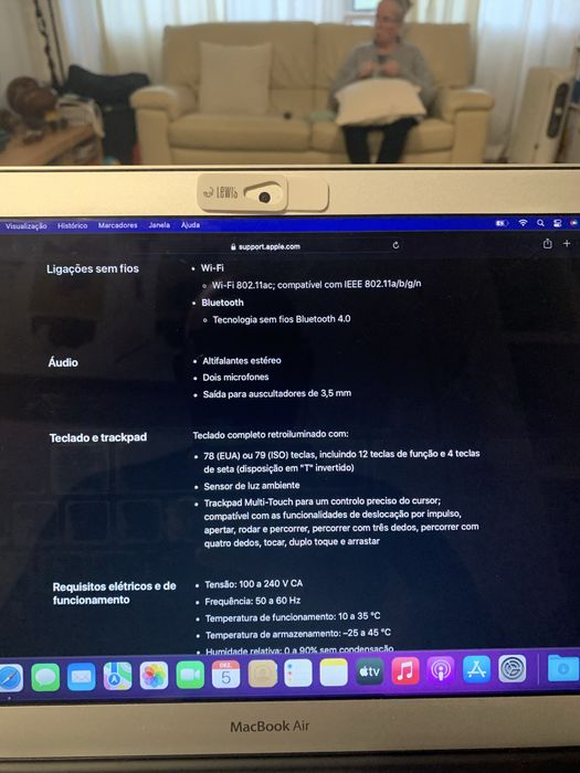 Macbook air 2017 impecavel