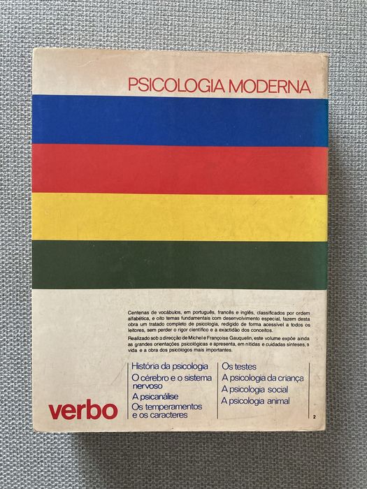 Dicionário de Psicologia, de Michel e Françoise Gauquelin (Anos 80)