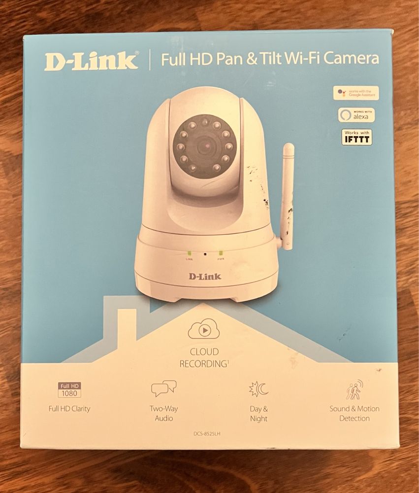 Camera D-Link (DCS-8525LH) - Full HD Pan & Tilt Wi-Fi Camera