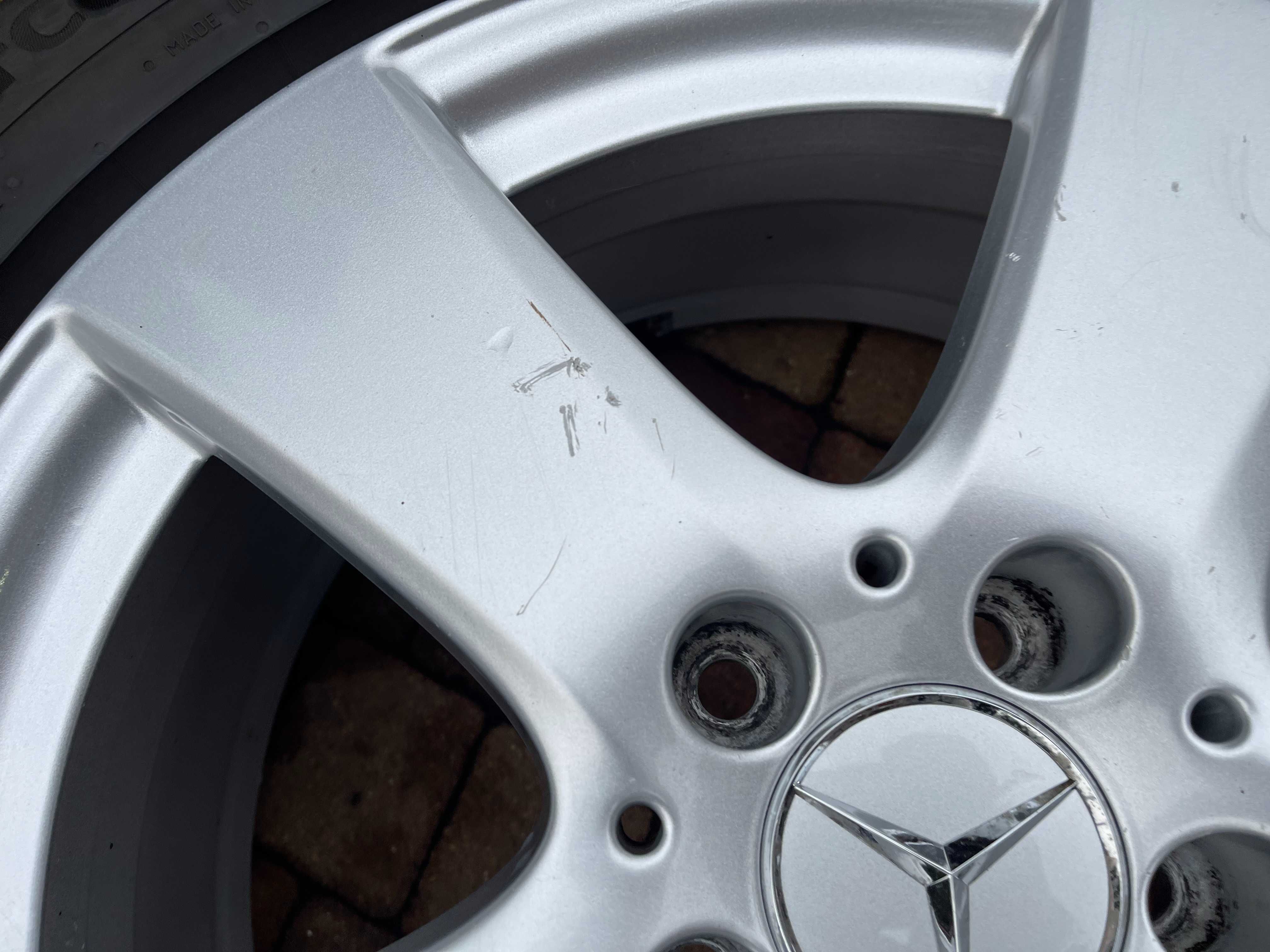 3644. Koła zimowe Mercedes W205 W246 5x112 ET48.5 225/50/17 7.5mm 22r