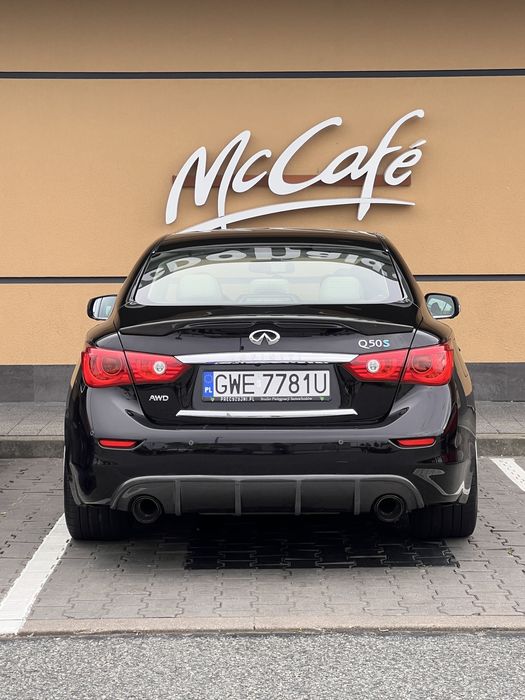 Infiniti Q50S Hybrid AWD Salon Polska 2 kpl kół jasne wnętrze