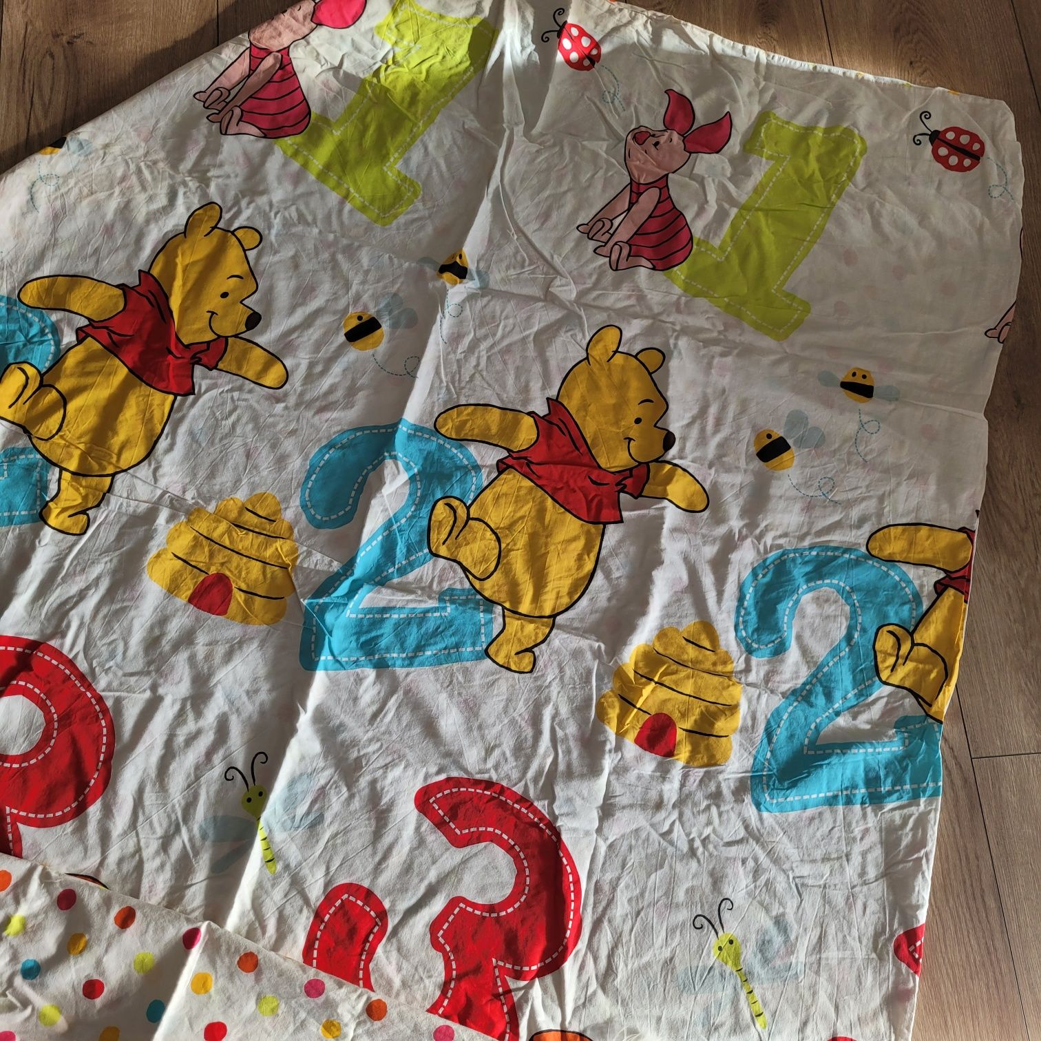 Kubuś Puchatek pościel dla dzieci 160x200 bawełna