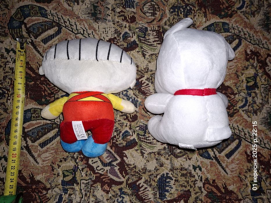 Гриффины Family guy Стьюи Брайан 20 см Гріфіни