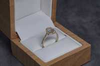 Pierścionek z diamentem Tiffany Oval 1 CT Certyfikat GIA