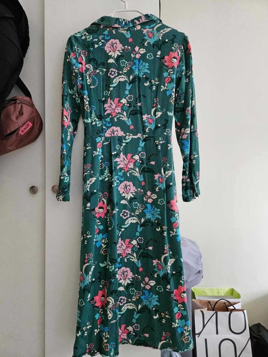 Reserved Floral Green Long Dress