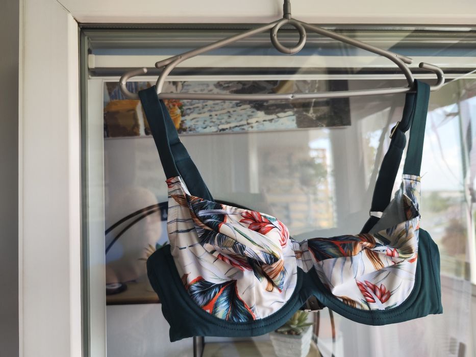 Biustonosz plażowy kąpielowy 80F Kris Line Sorento soft miękki fiszbin