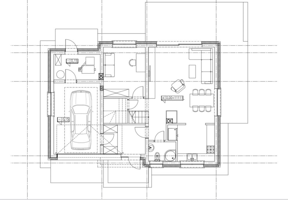 Dom z garażem 155 m2 gm. Dobrzyniewo Duże
