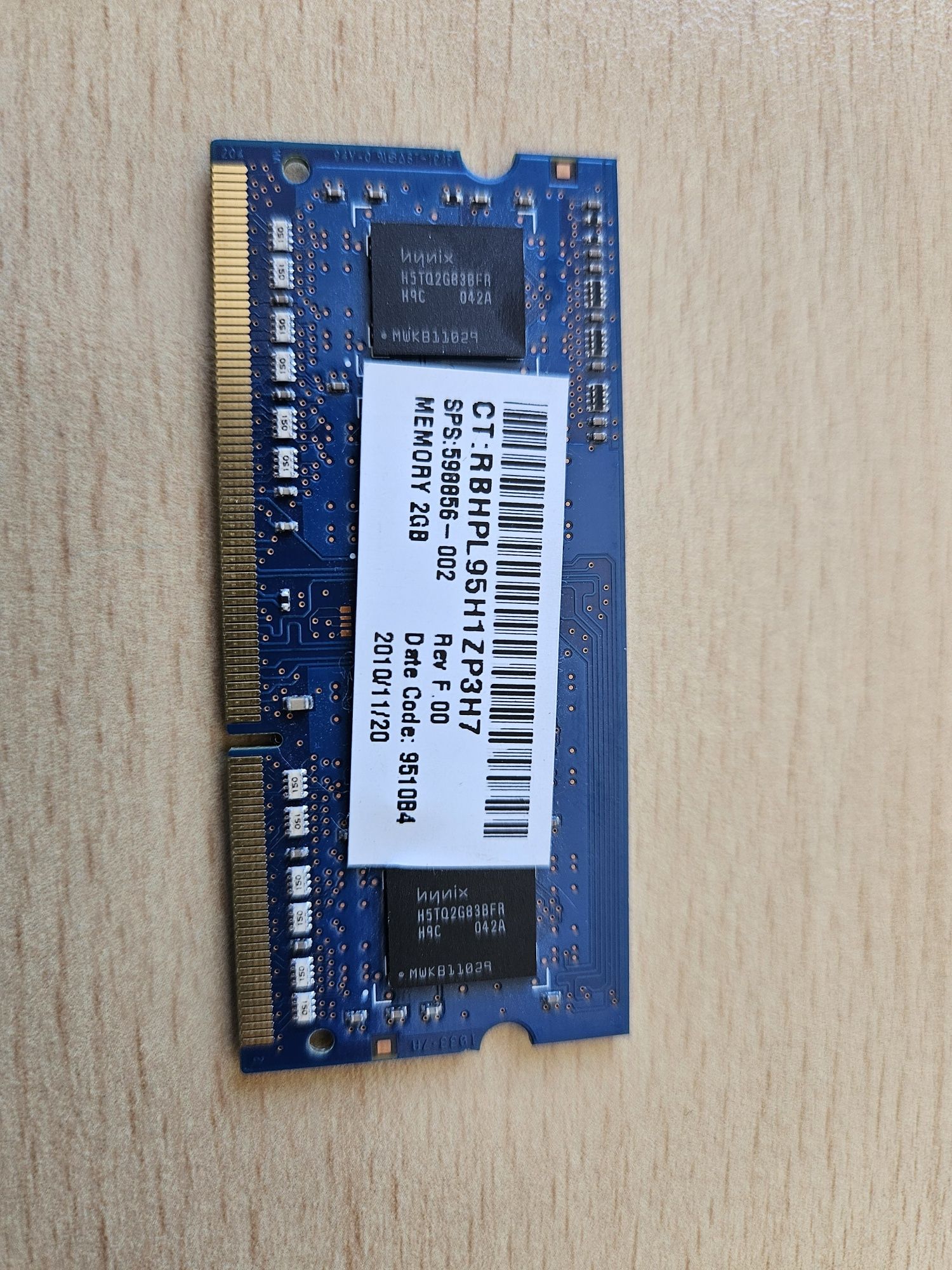 Pamięć do laptopa DDR3 2+1 GB