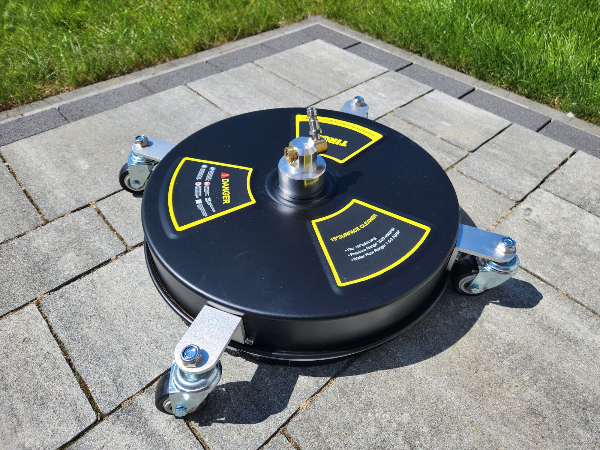 Szczotka/Platforma/Talerz do mycia kostki 15" - T-racer/Mosmatic