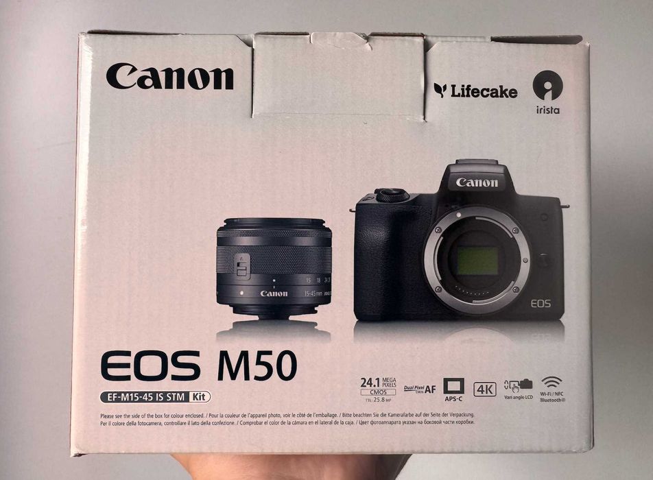 Canon EOS M50 - máquina fotográfica