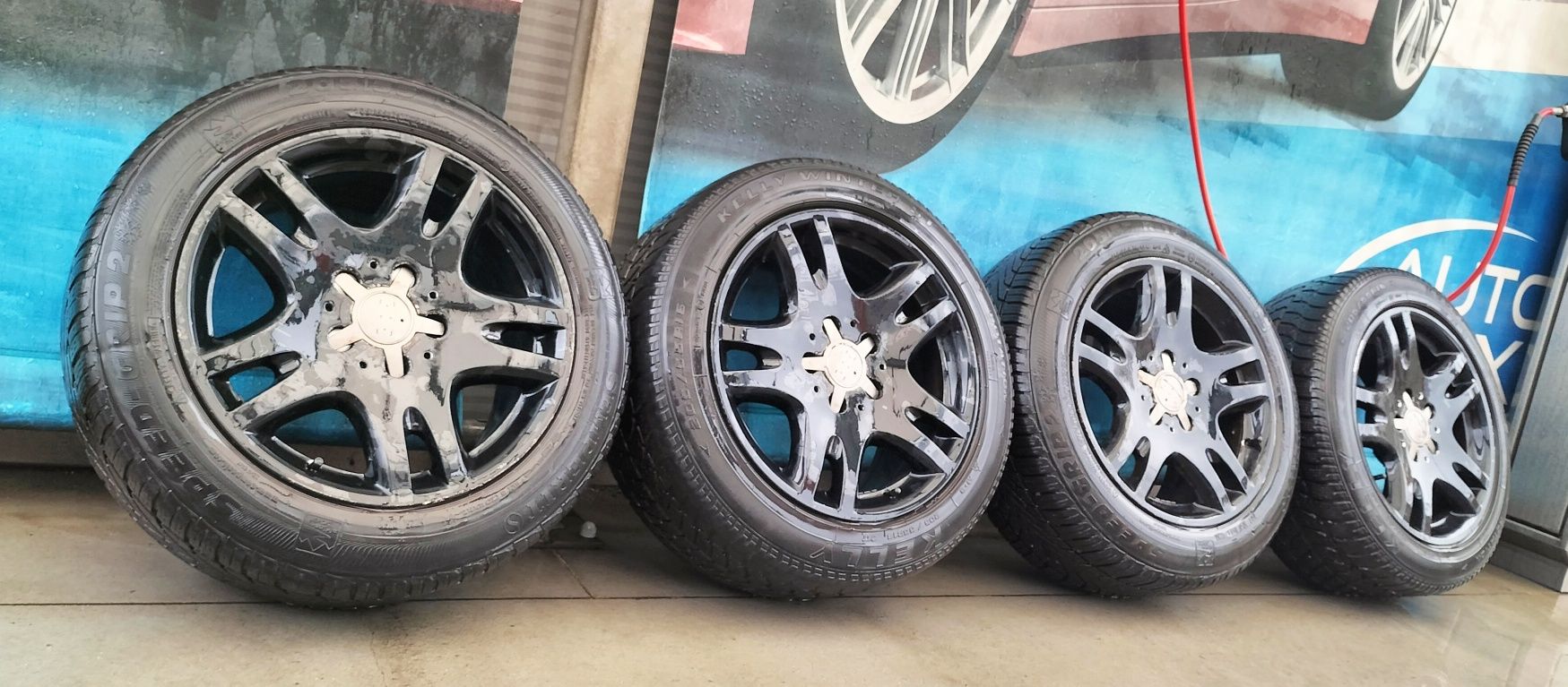 Felgi 16Cali 5x112 Mercedes E-Klasa W211 VW AUDI SKODA Opony 205/55R16