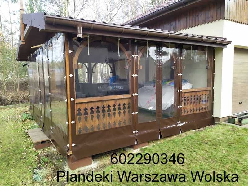 Plandeka na zadaszenie tarasu, przezroczyste plandeki na zamówienie.