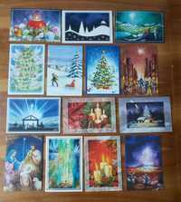 Kartki świąteczne, pocztowe z koperta
