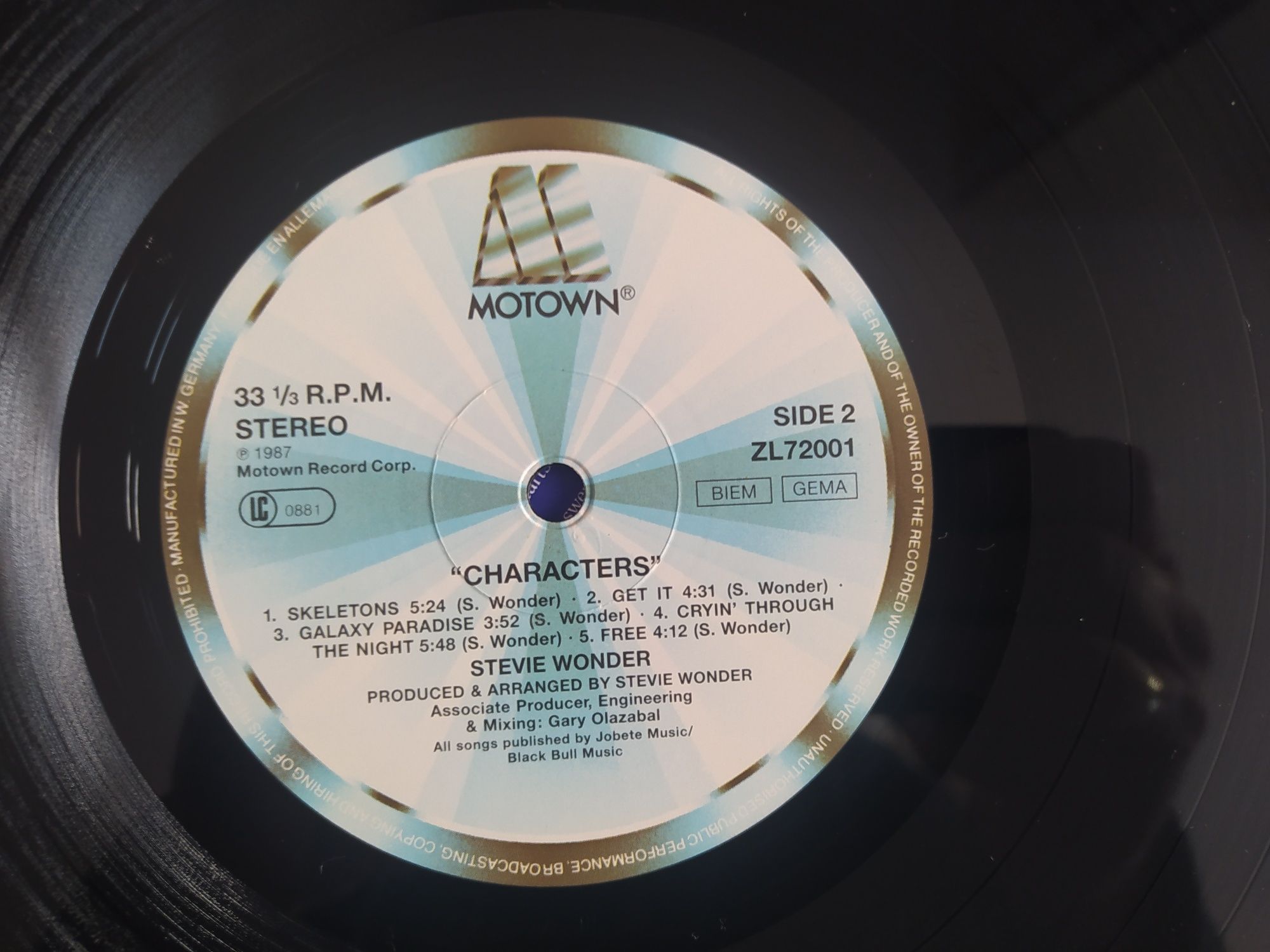 Stevie Wonder – Characters  Vinyl