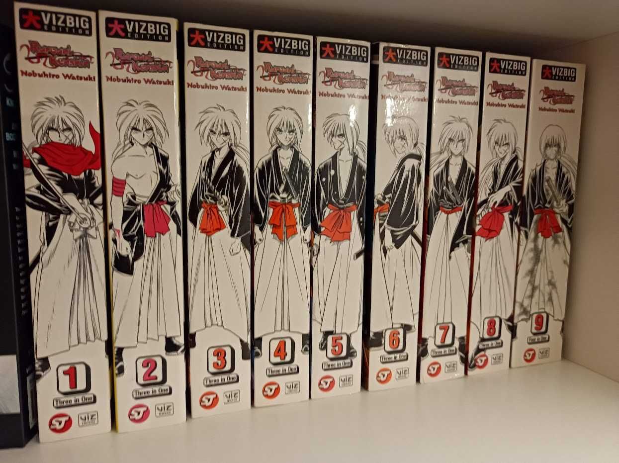 Manga Rurouni Kenshin (Completo 3 em 1) (Samurai x)