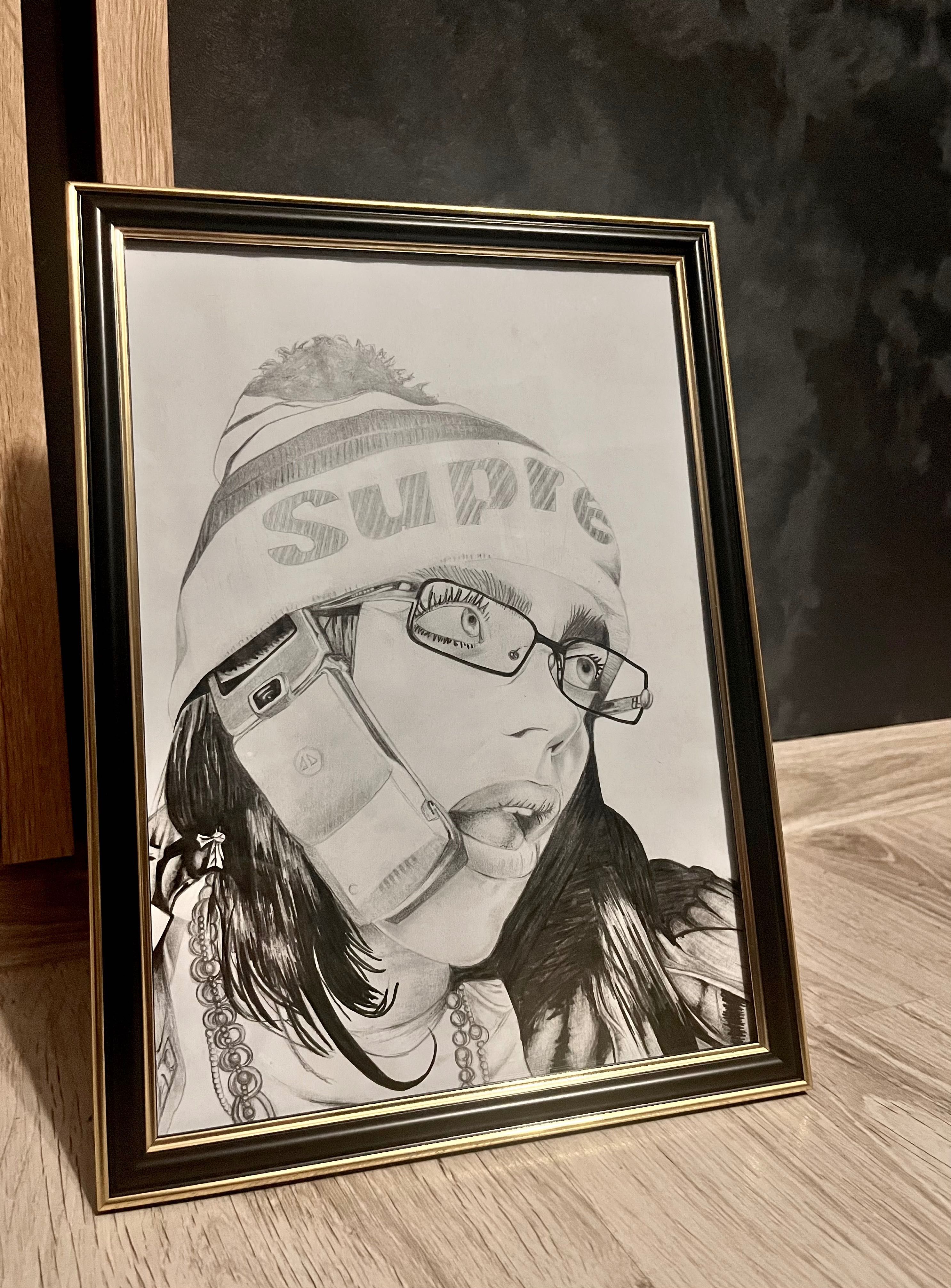 Rysunek Billie Eilish