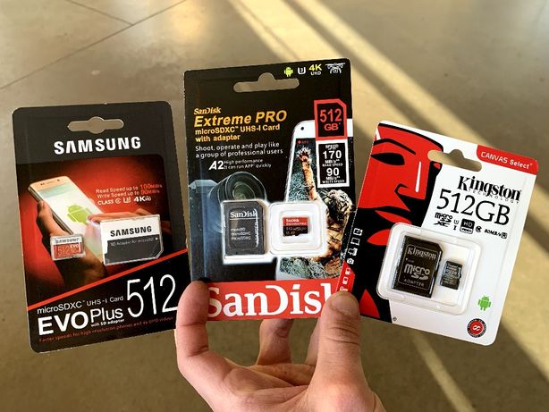 ‼️Карты памяти‼️ SanDisk, Samsung, Kingston 128/256/512 Гб