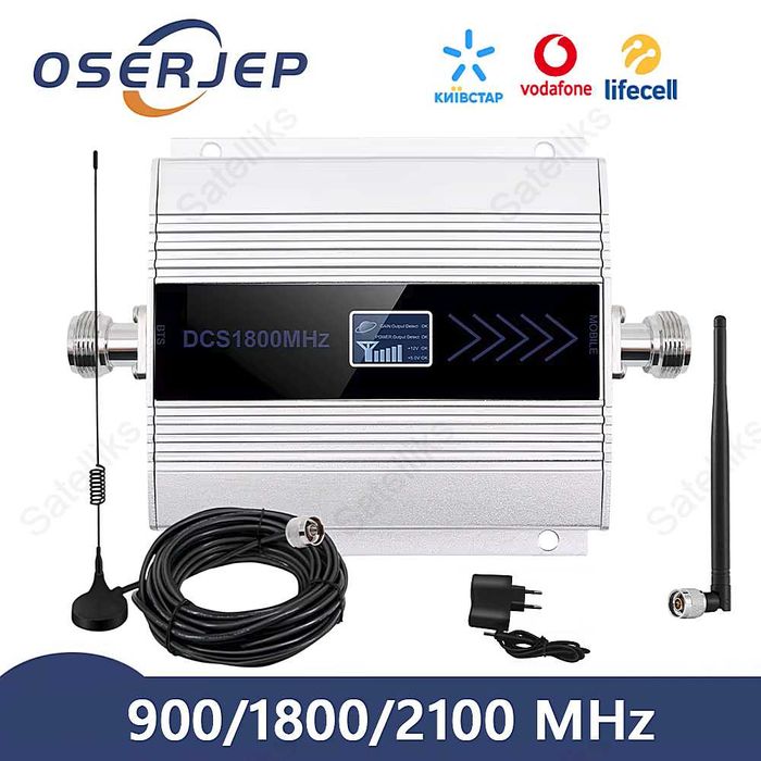 Репитер 4G LTE 900/1800/2100 Усилитель мобильной связи и интернета