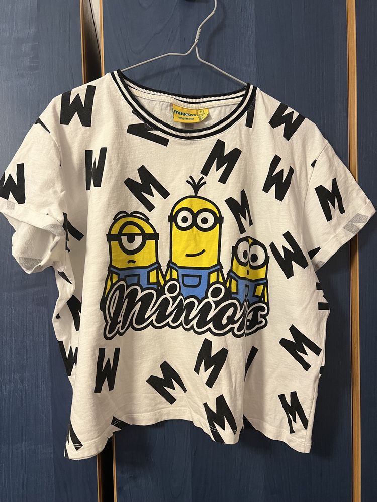 Tshirt damski Minionki na krótki rękaw oversize